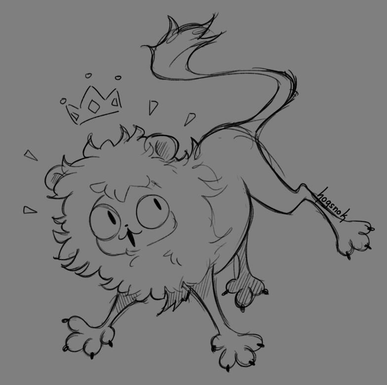 Silly lion